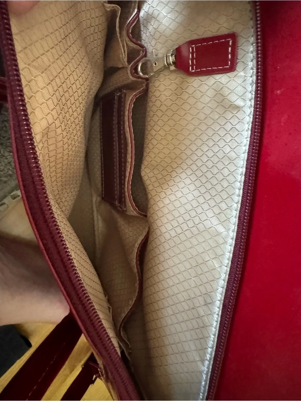 McKlein Lake Forest Red Leather 15
